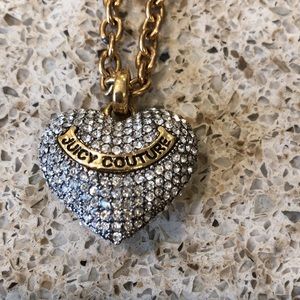 Juicy couture heart necklace